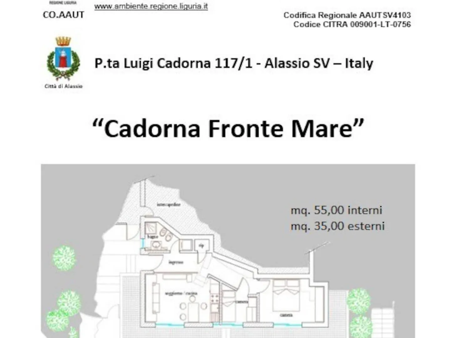 Cadorna Fronte Mare Apartment Alassio Italy